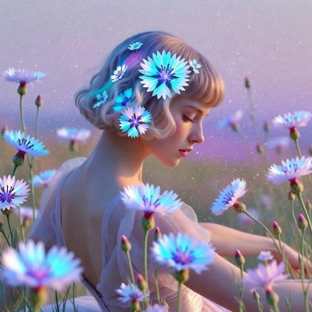 Seedance 2.1 AI video generator example: glowing flowers in soft light